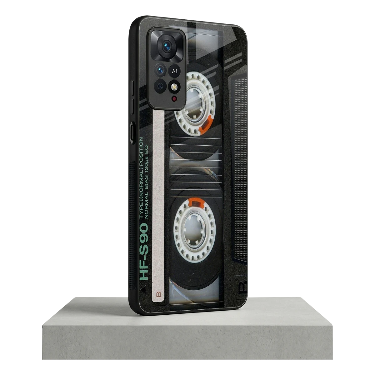 Cassette Tape redmi note 11 pro mobile cover | shockproof glass phone case