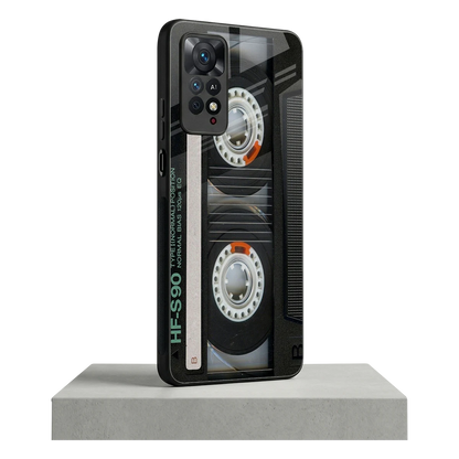 Cassette Tape redmi note 11 pro mobile cover | shockproof glass phone case