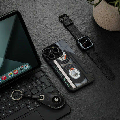 Cassette Tape Phone Case for Iphone 16 | Glass Case