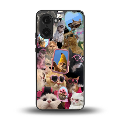 Catastic Montage back phone cover | glass case for oneplus nord ce5 5g