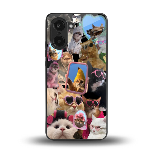 Catastic Montage back phone cover | glass case for oneplus nord ce5 5g