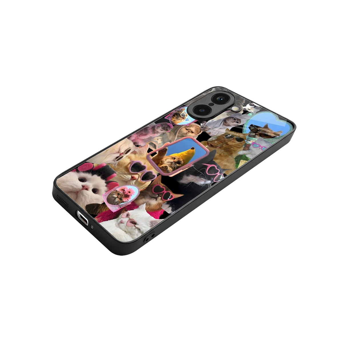 Catastic Montage stylish phone case for oneplus nord ce5 5g | glossy glass and slim fit