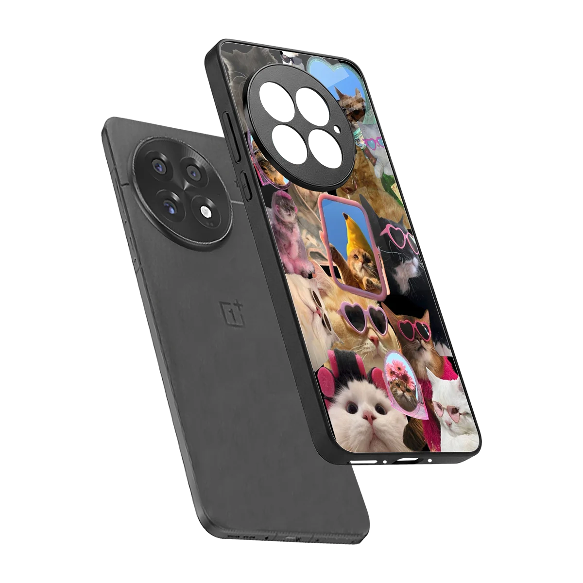 Catastic Montage sleek oneplus 13 cover with tempered glass back and TPU edges
