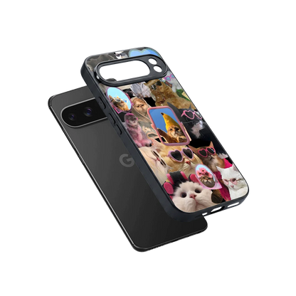 Catastic Montage sleek google pixel 10 pro xl cover with tempered glass back and TPU edges
