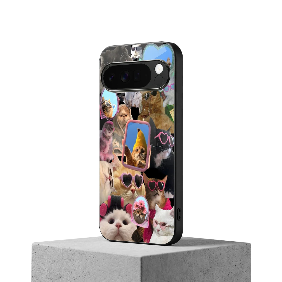 Catastic Montage google pixel 10 pro xl mobile cover | shockproof glass phone case