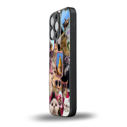 Catastic Montage iphone 12 pro max mobile cover | shockproof glass phone case