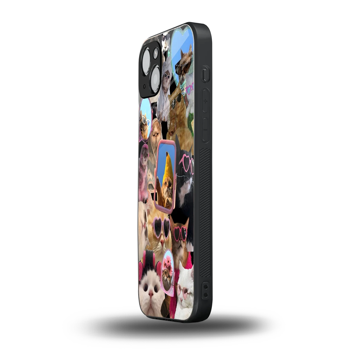 Catastic Montage iphone 15 plus mobile cover | shockproof glass phone case