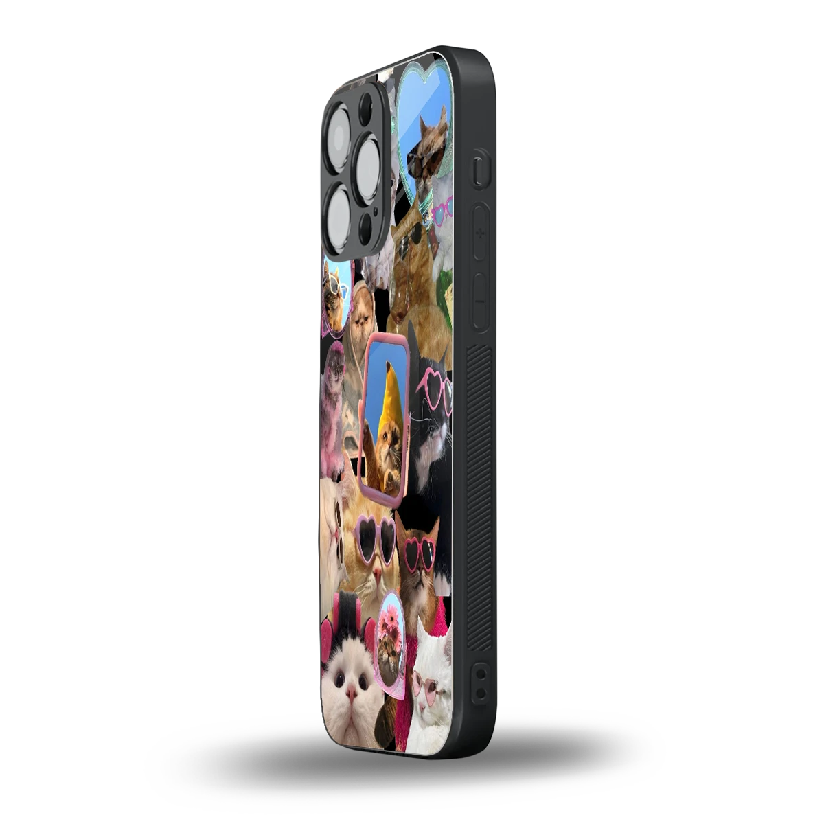 Catastic Montage iphone 15 pro max mobile cover | shockproof glass phone case