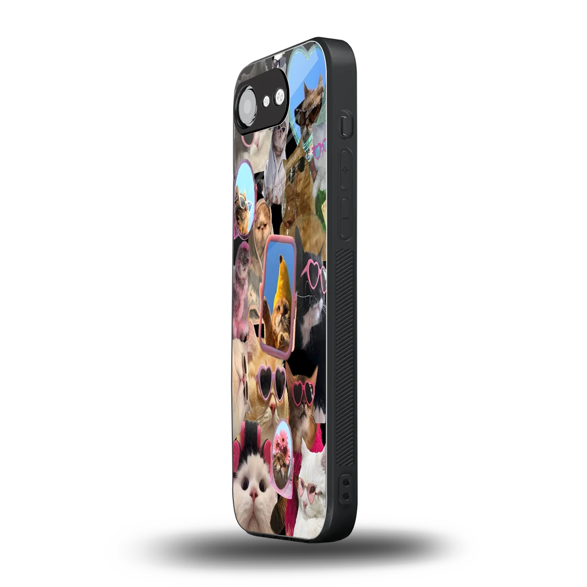 Catastic Montage iphone 16e mobile cover | shockproof glass phone case