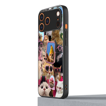 Catastic Montage iphone 17 pro max mobile cover | shockproof glass phone case