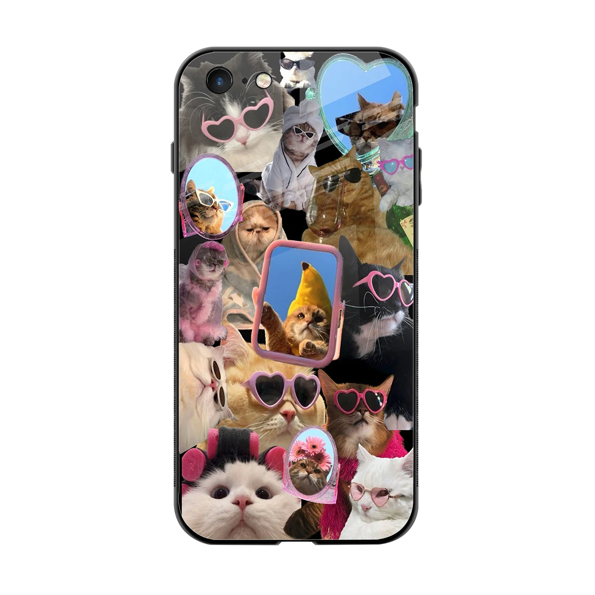 Catastic Montage back phone cover | glass case for iphone 6