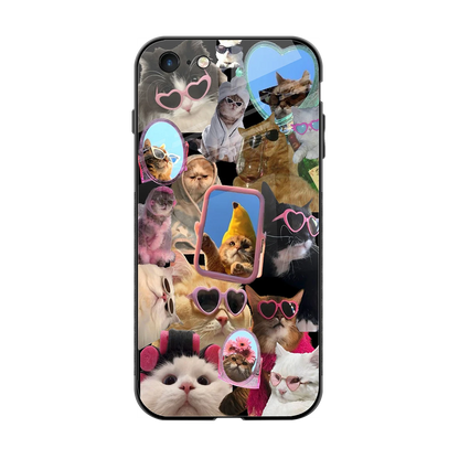 Catastic Montage back phone cover | glass case for iphone 6s