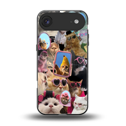 Catastic Montage back phone cover | glass case for iphone air