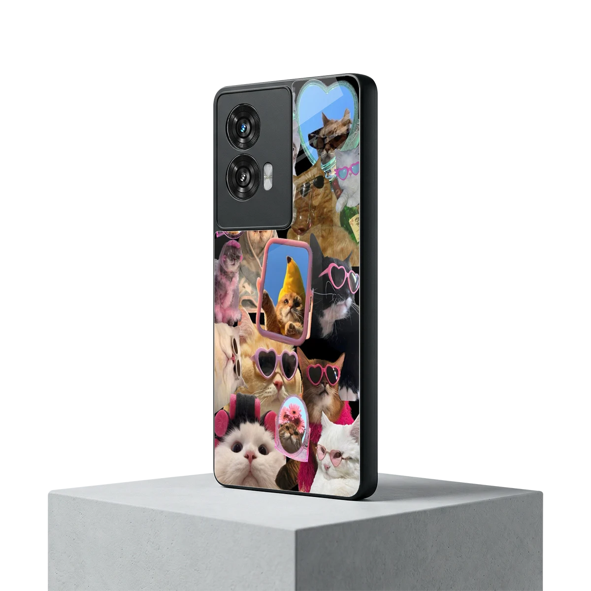 Catastic Montage motorola edge 50 fusion mobile cover | shockproof glass phone case
