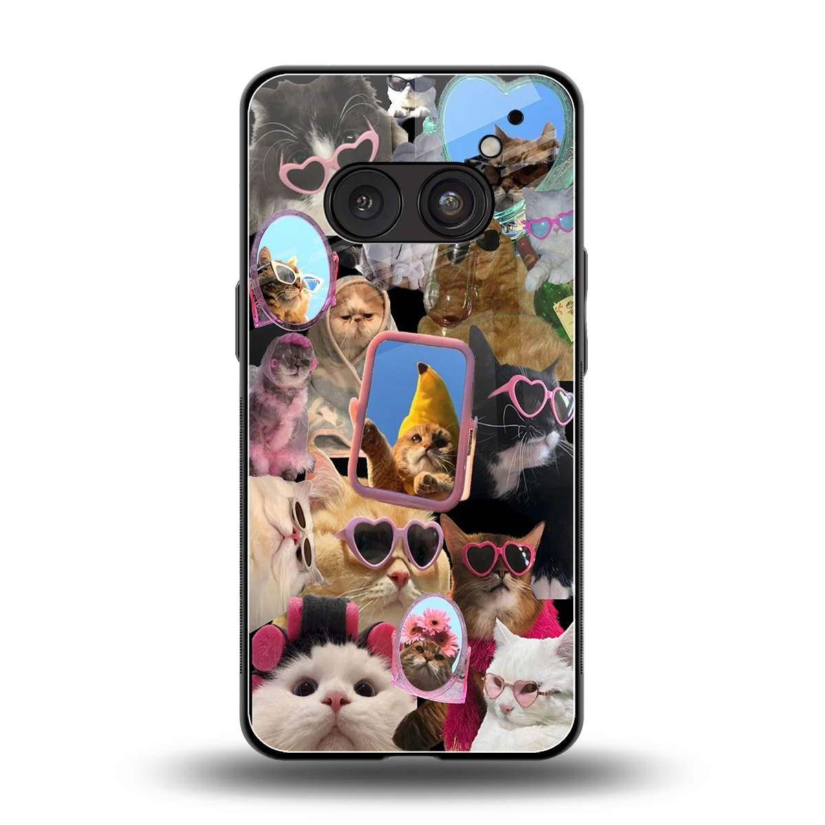 Catastic Montage back phone cover | glass case for nothing phone 2a