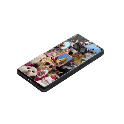Catastic Montage stylish phone case for nothing phone 2a | glossy glass and slim fit