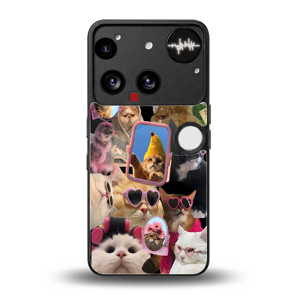 Catastic Montage back phone cover | glass case for nothing phone 3