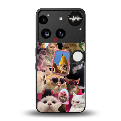 Catastic Montage back phone cover | glass case for nothing phone 3