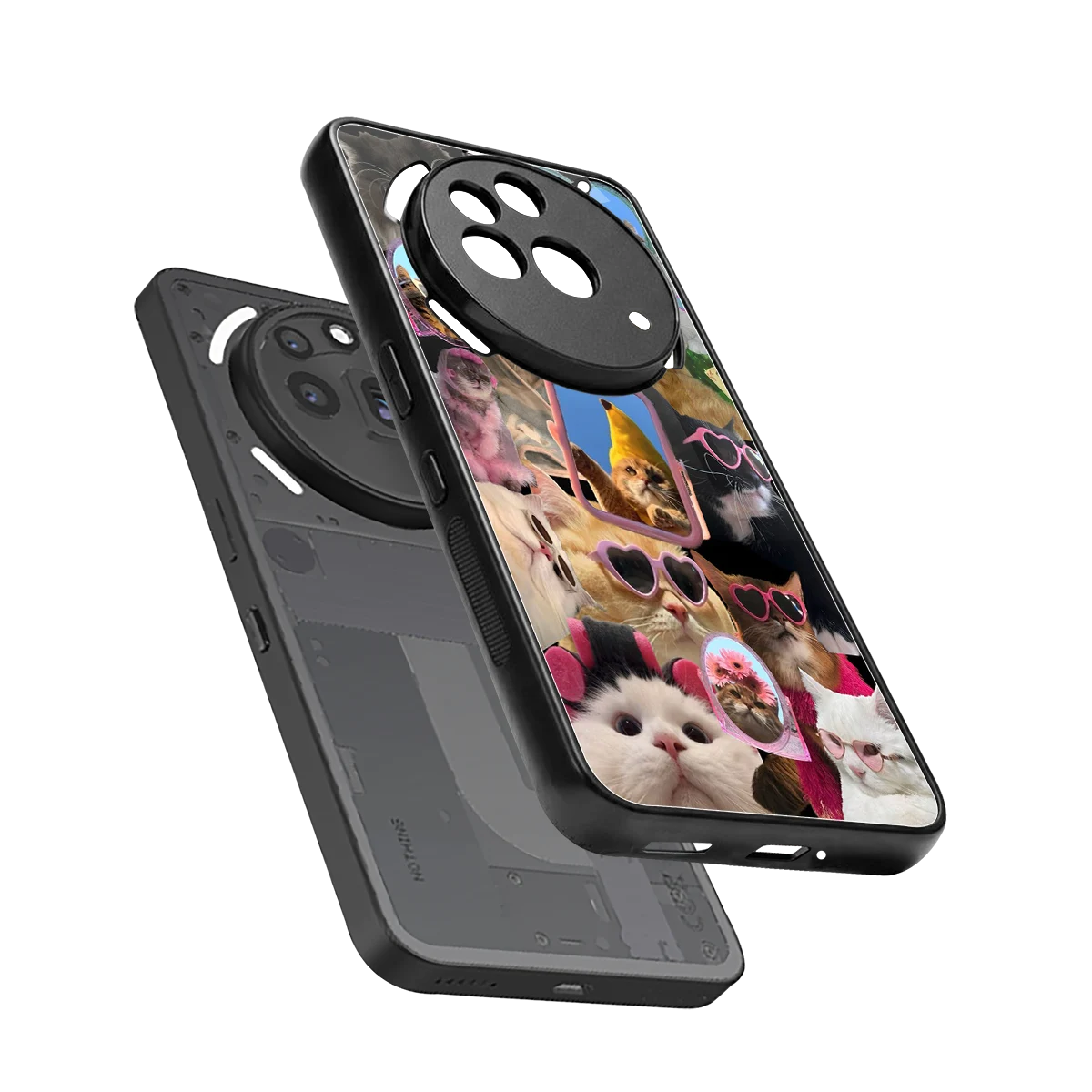 Catastic Montage sleek nothing phone 3a pro cover with tempered glass back and TPU edges