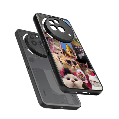 Catastic Montage sleek nothing phone 3a pro cover with tempered glass back and TPU edges
