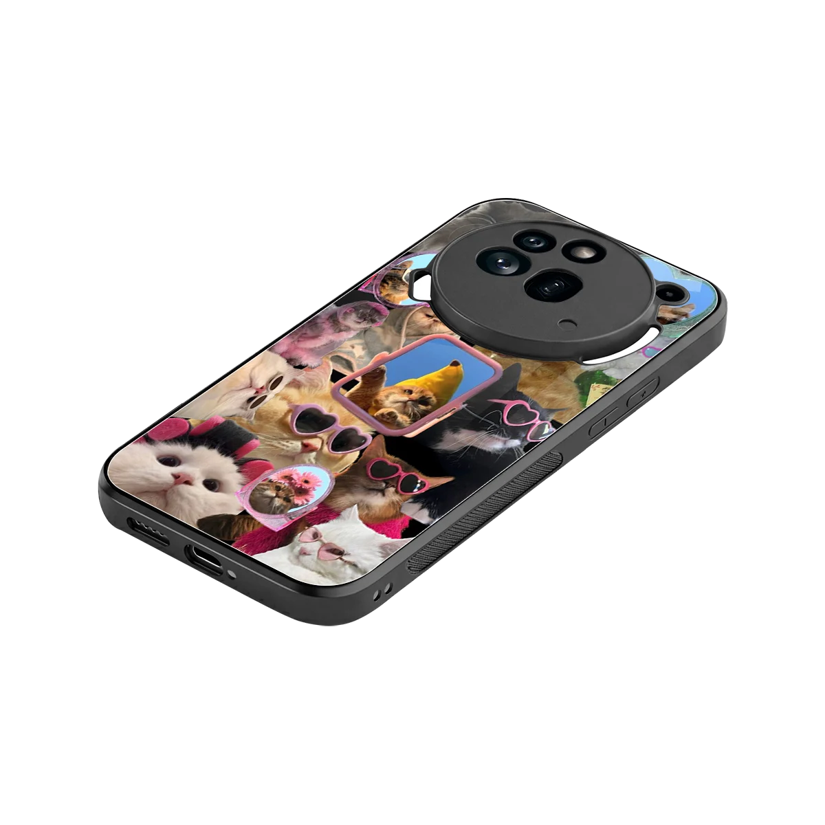 Catastic Montage stylish phone case for nothing phone 3a pro | glossy glass and slim fit