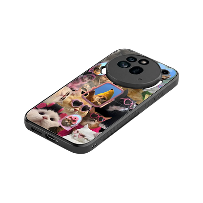 Catastic Montage stylish phone case for nothing phone 3a pro | glossy glass and slim fit