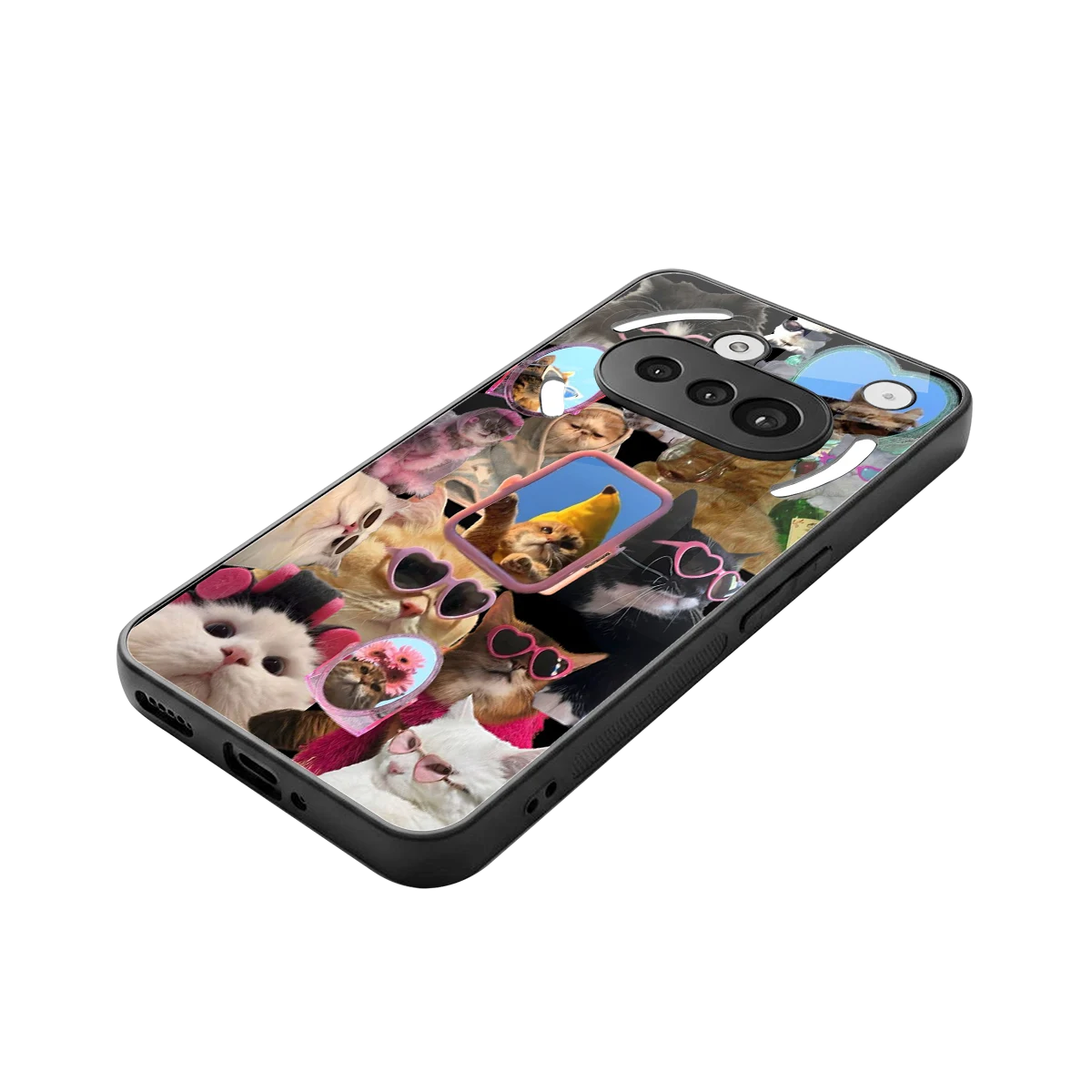 Catastic Montage stylish phone case for nothing phone 3a | glossy glass and slim fit