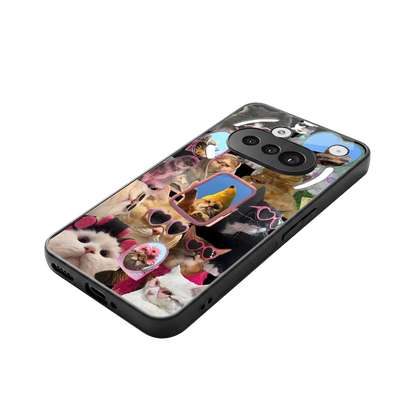 Catastic Montage stylish phone case for nothing phone 3a | glossy glass and slim fit