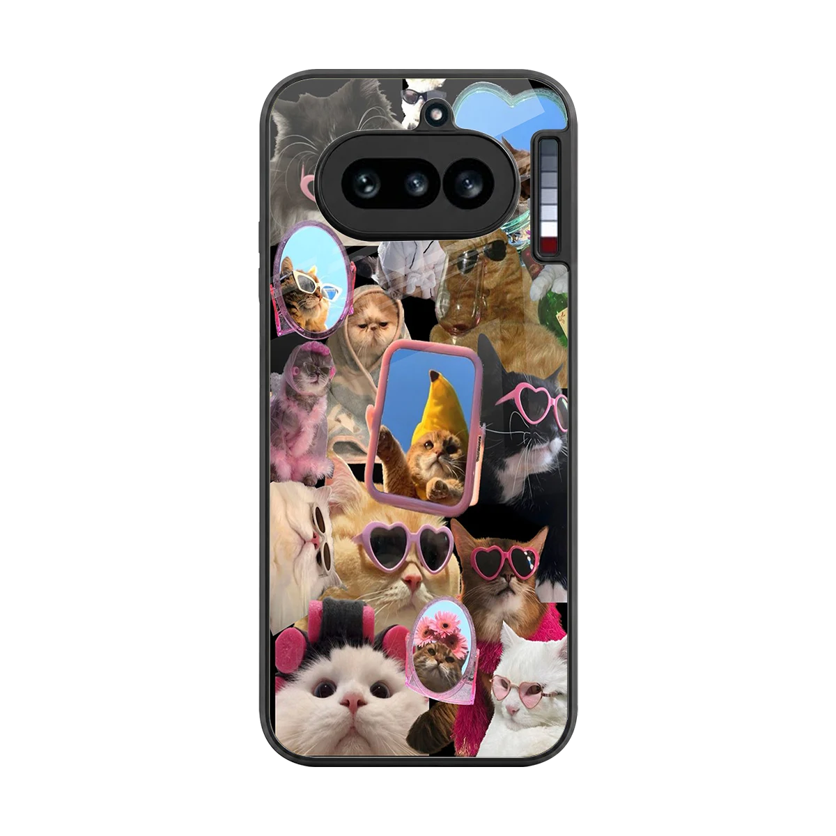 Catastic Montage back phone cover | glass case for nothing phone 4a