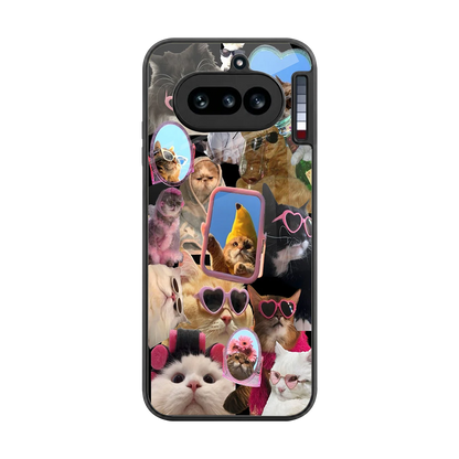 Catastic Montage back phone cover | glass case for nothing phone 4a