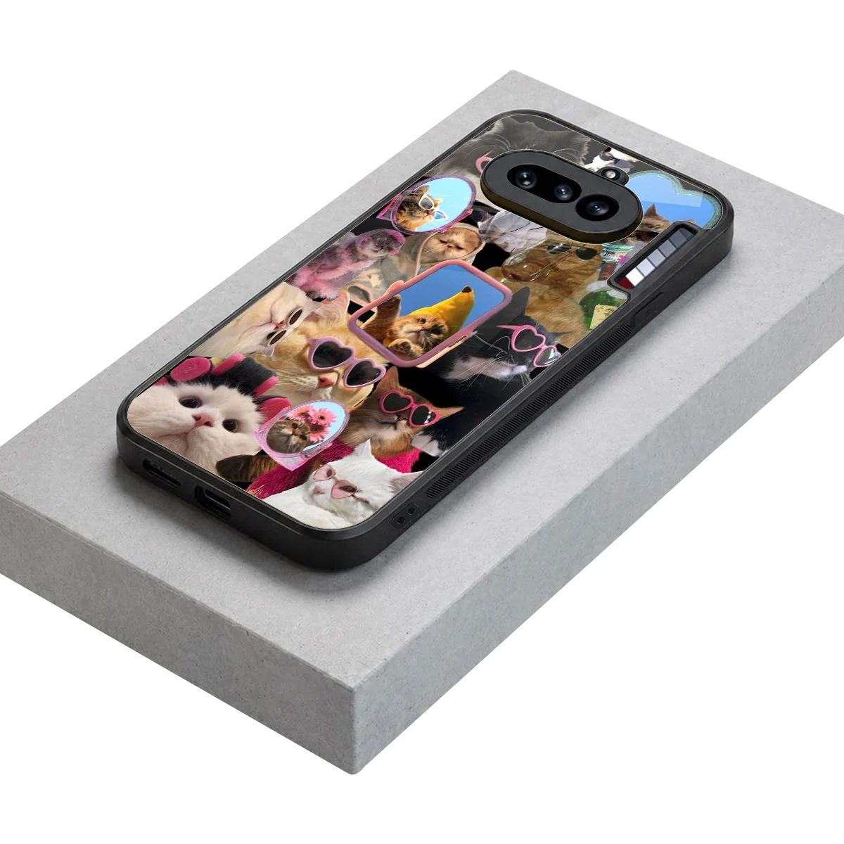 Catastic Montage stylish phone case for nothing phone 4a | glossy glass and slim fit