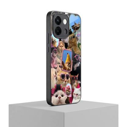 Catastic Montage oneplus 13s mobile cover | shockproof glass phone case