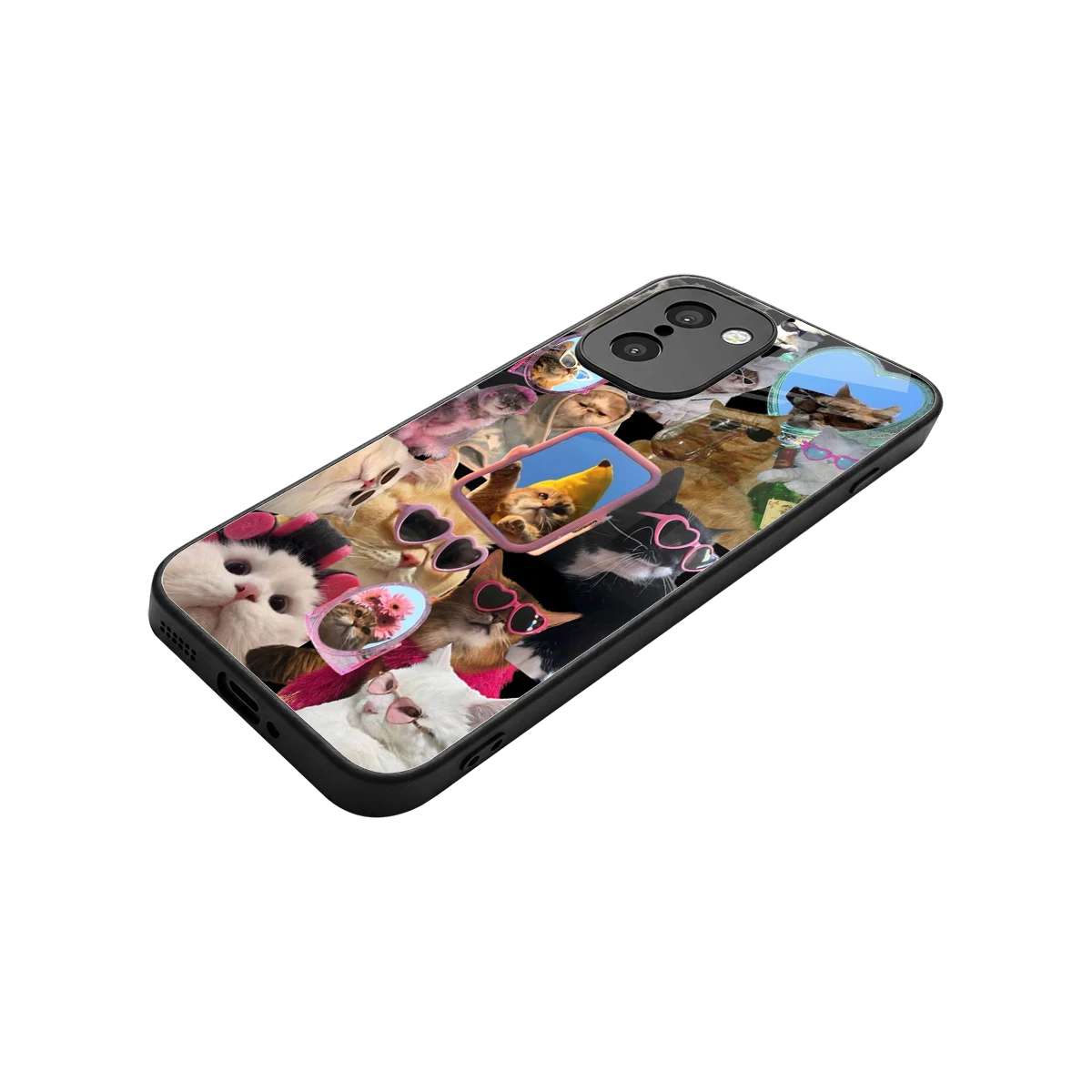 Catastic Montage stylish phone case for oneplus 15r | glossy glass and slim fit