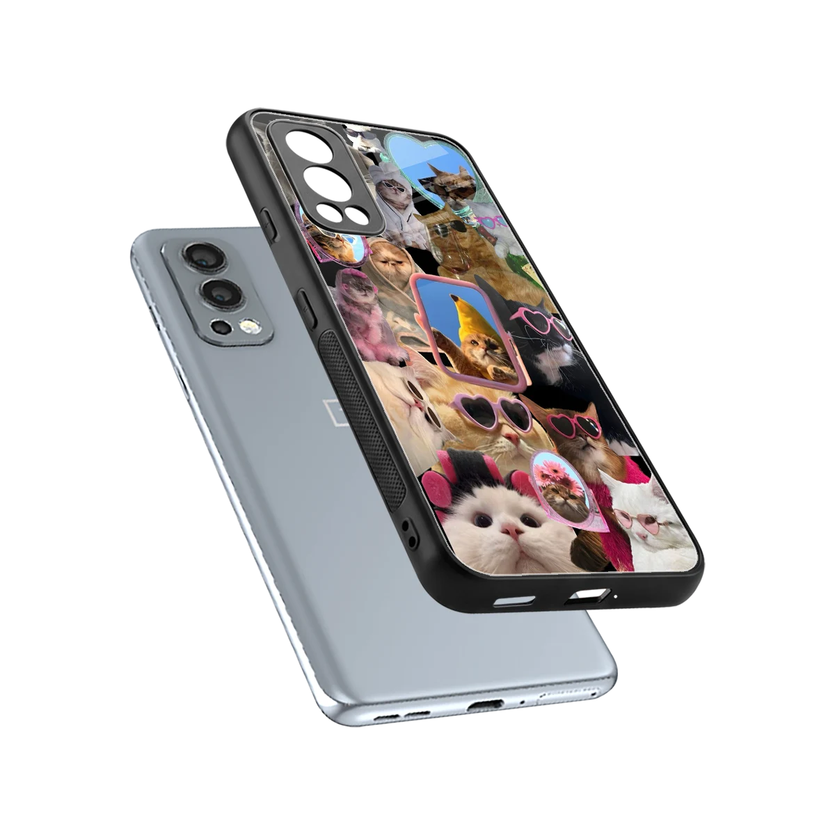 Catastic Montage sleek oneplus nord 2 cover with tempered glass back and TPU edges