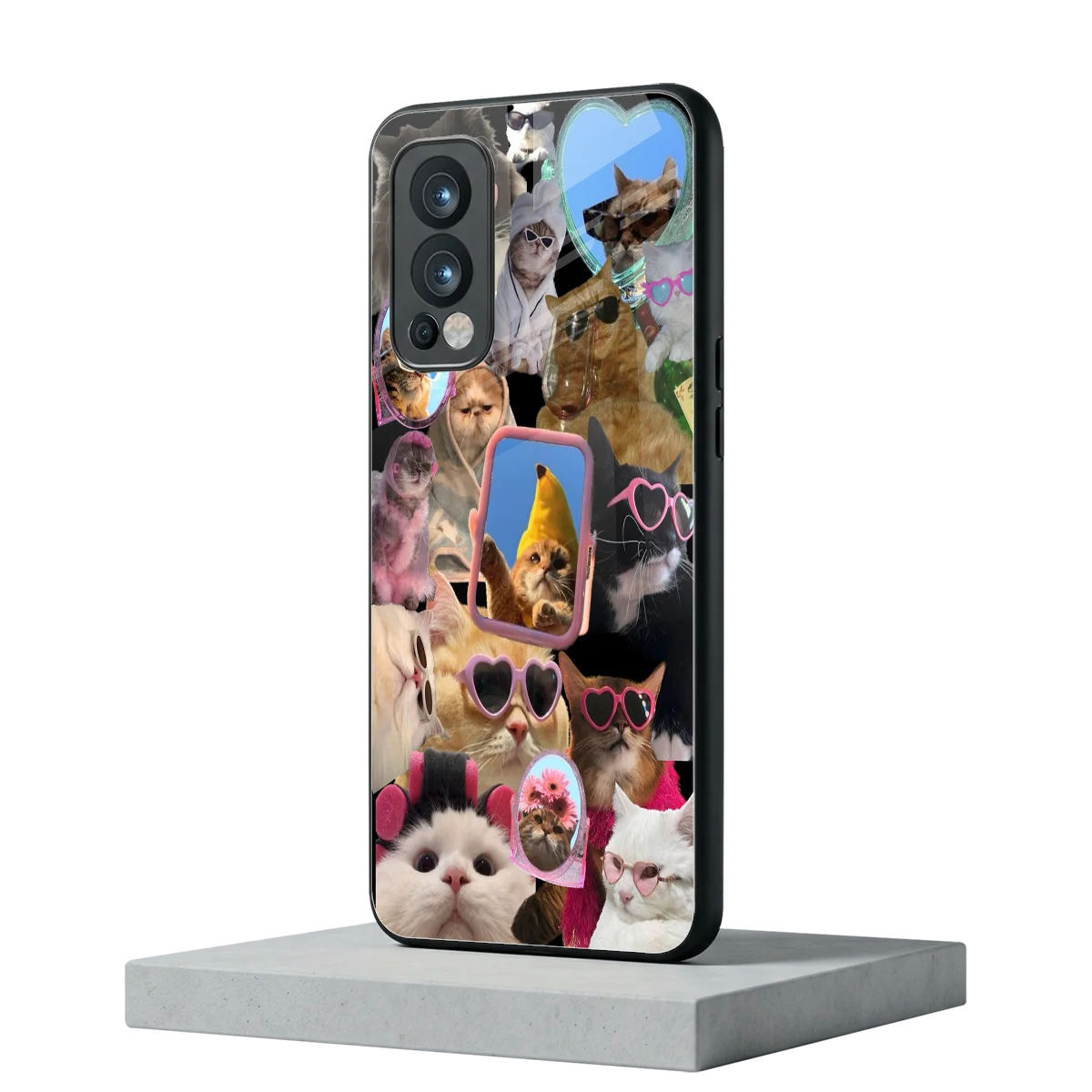 Catastic Montage oneplus nord 2 mobile cover | shockproof glass phone case
