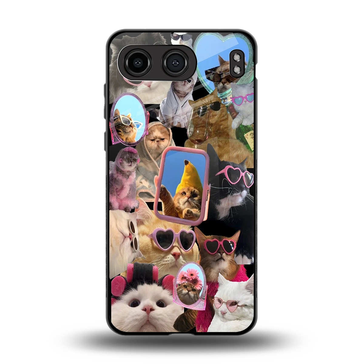 Catastic Montage back phone cover | glass case for oneplus nord 4