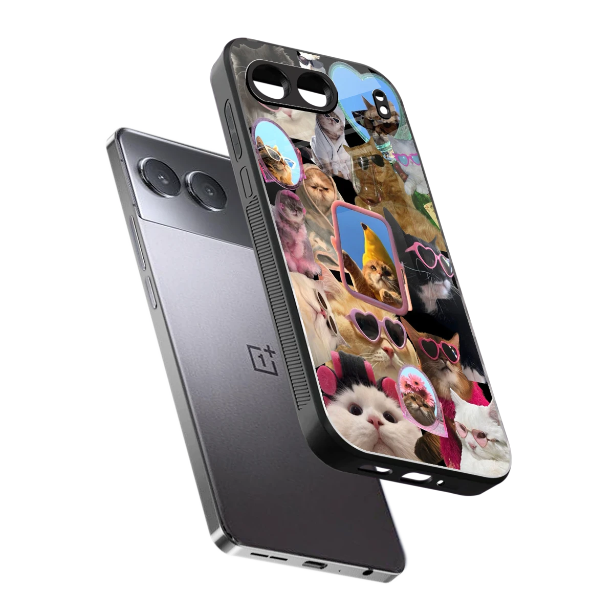 Catastic Montage sleek oneplus nord 4 cover with tempered glass back and TPU edges