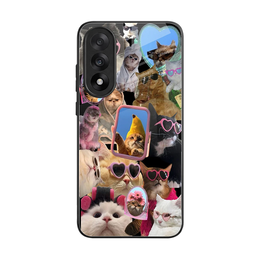 Catastic Montage back phone cover | glass case for oneplus nord 5