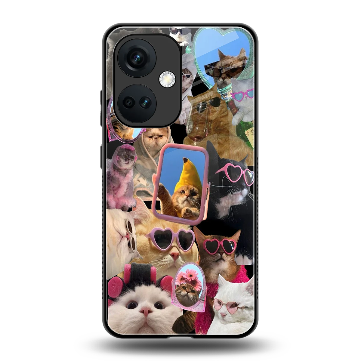 Catastic Montage back phone cover | glass case for oneplus nord ce 3