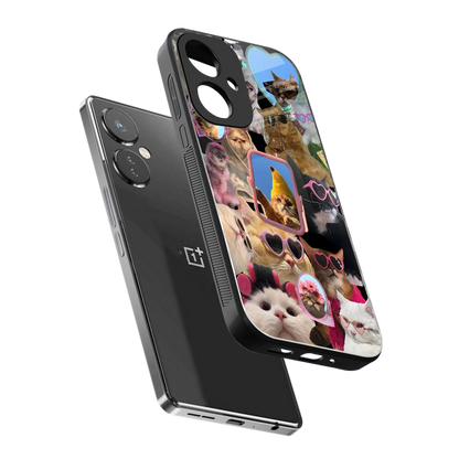 Catastic Montage sleek oneplus nord ce 3 cover with tempered glass back and TPU edges