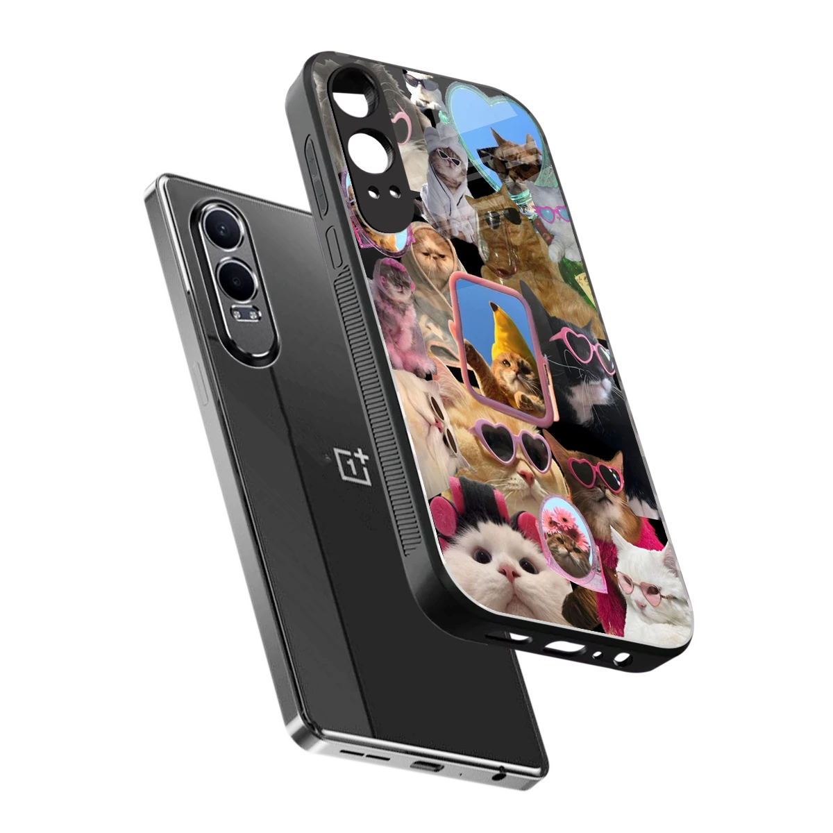 Catastic Montage sleek oneplus nord ce 4 lite cover with tempered glass back and TPU edges