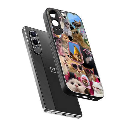 Catastic Montage sleek oneplus nord ce 4 lite cover with tempered glass back and TPU edges