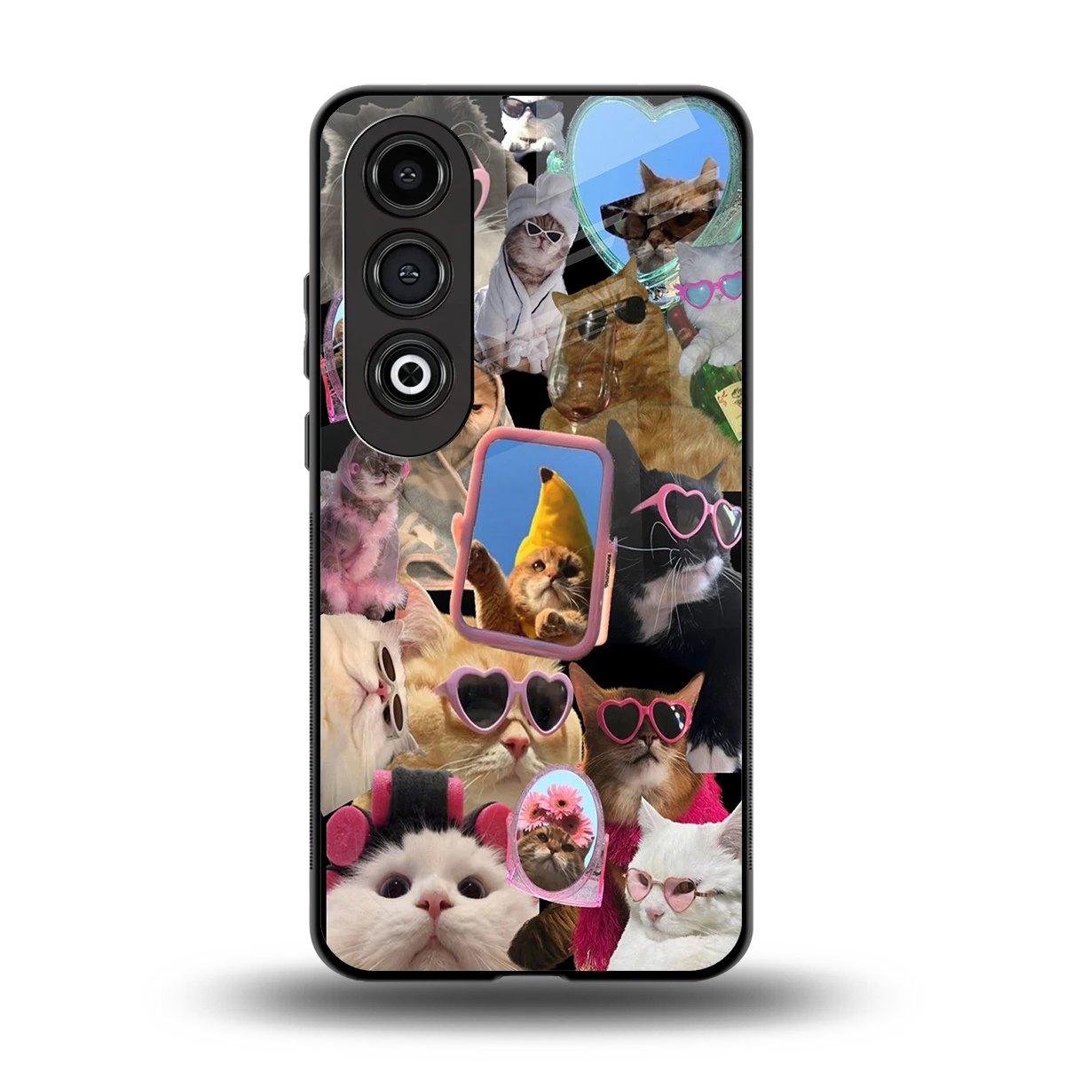 Catastic Montage back phone cover | glass case for oneplus nord ce 4