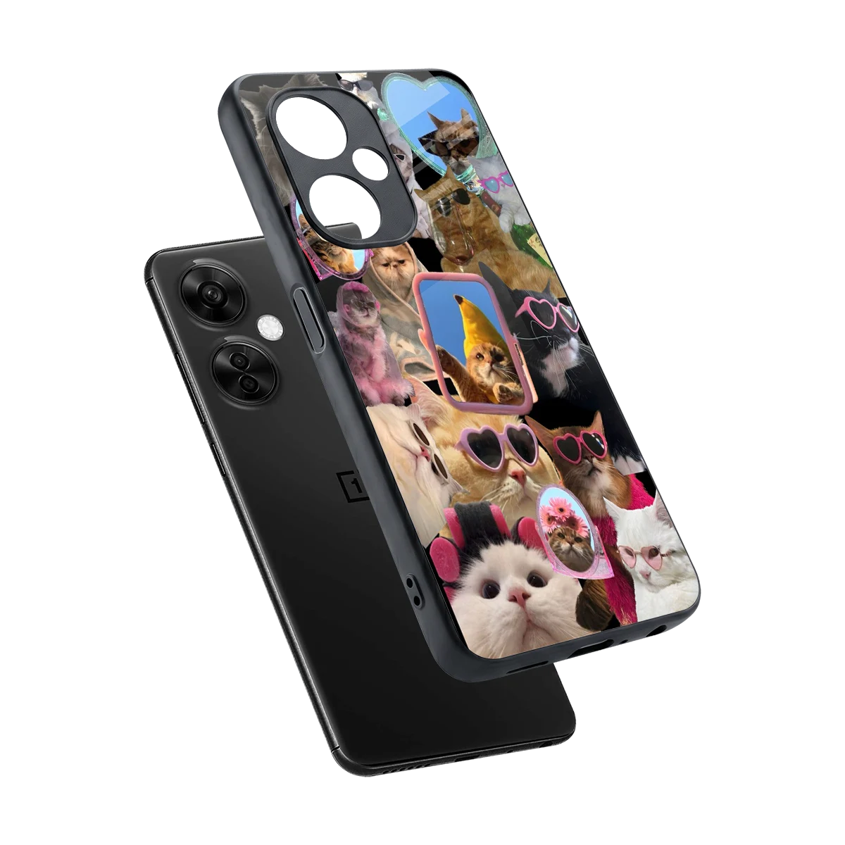 Catastic Montage sleek oneplus nord ce 3 lite cover with tempered glass back and TPU edges