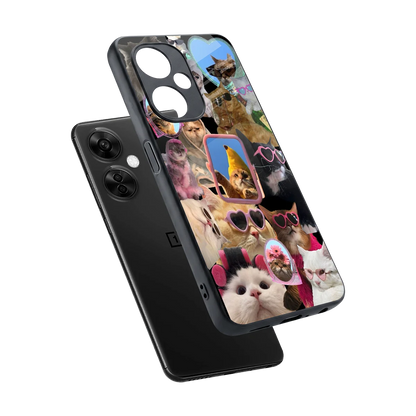Catastic Montage sleek oneplus nord ce 3 lite cover with tempered glass back and TPU edges