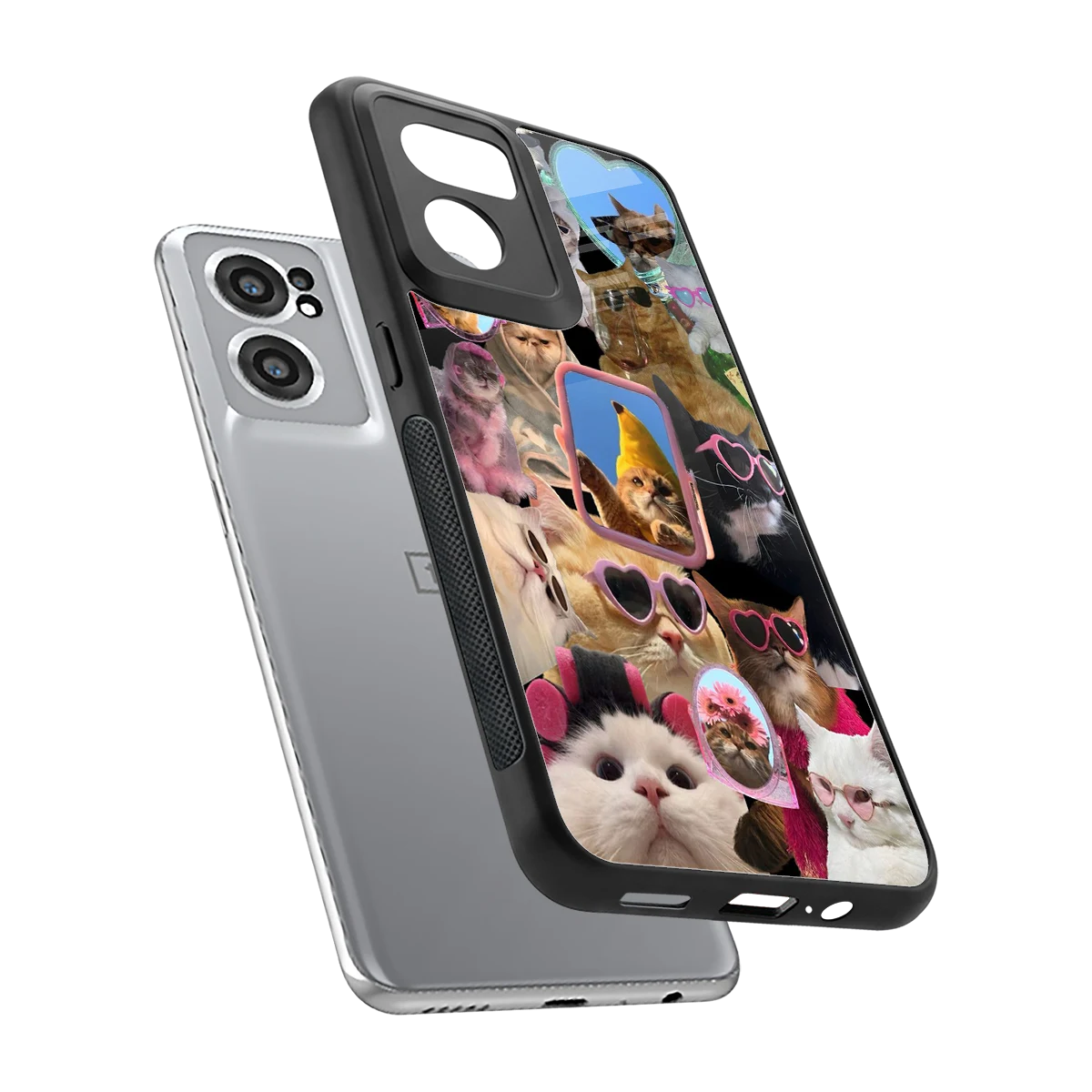 Catastic Montage sleek oneplus nord ce 2 cover with tempered glass back and TPU edges