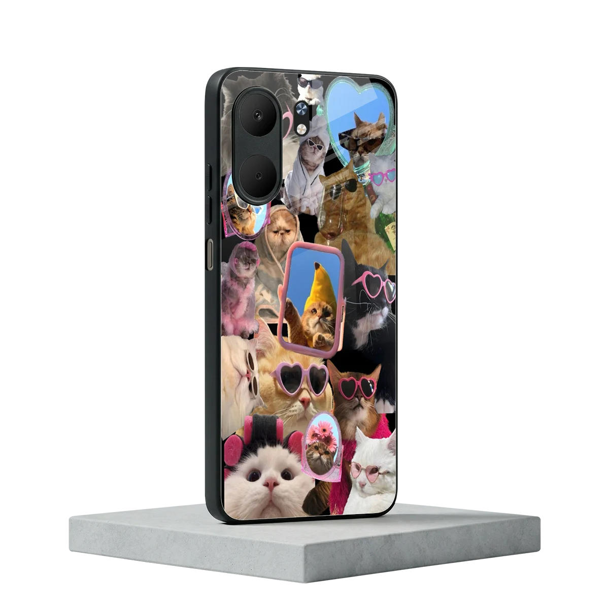 Catastic Montage oppo a5x 5g mobile cover | shockproof glass phone case