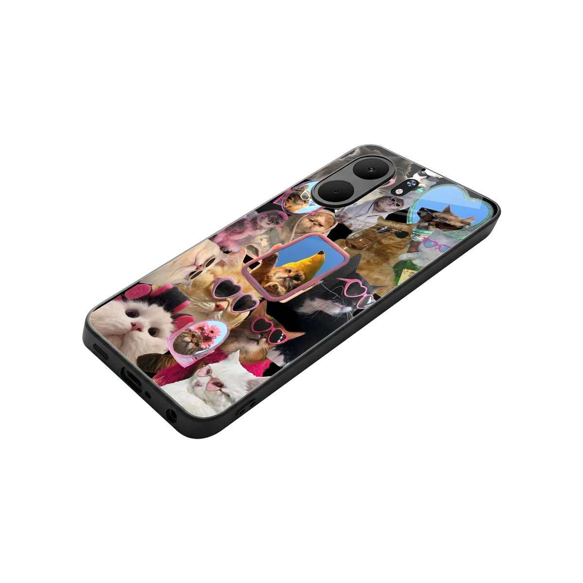 Catastic Montage stylish phone case for oppo a5x 5g | glossy glass and slim fit