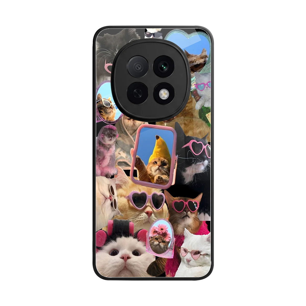 Catastic Montage back phone cover | glass case for oppo f29 pro 5g
