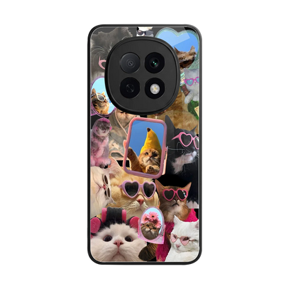 Catastic Montage back phone cover | glass case for oppo f29 pro 5g